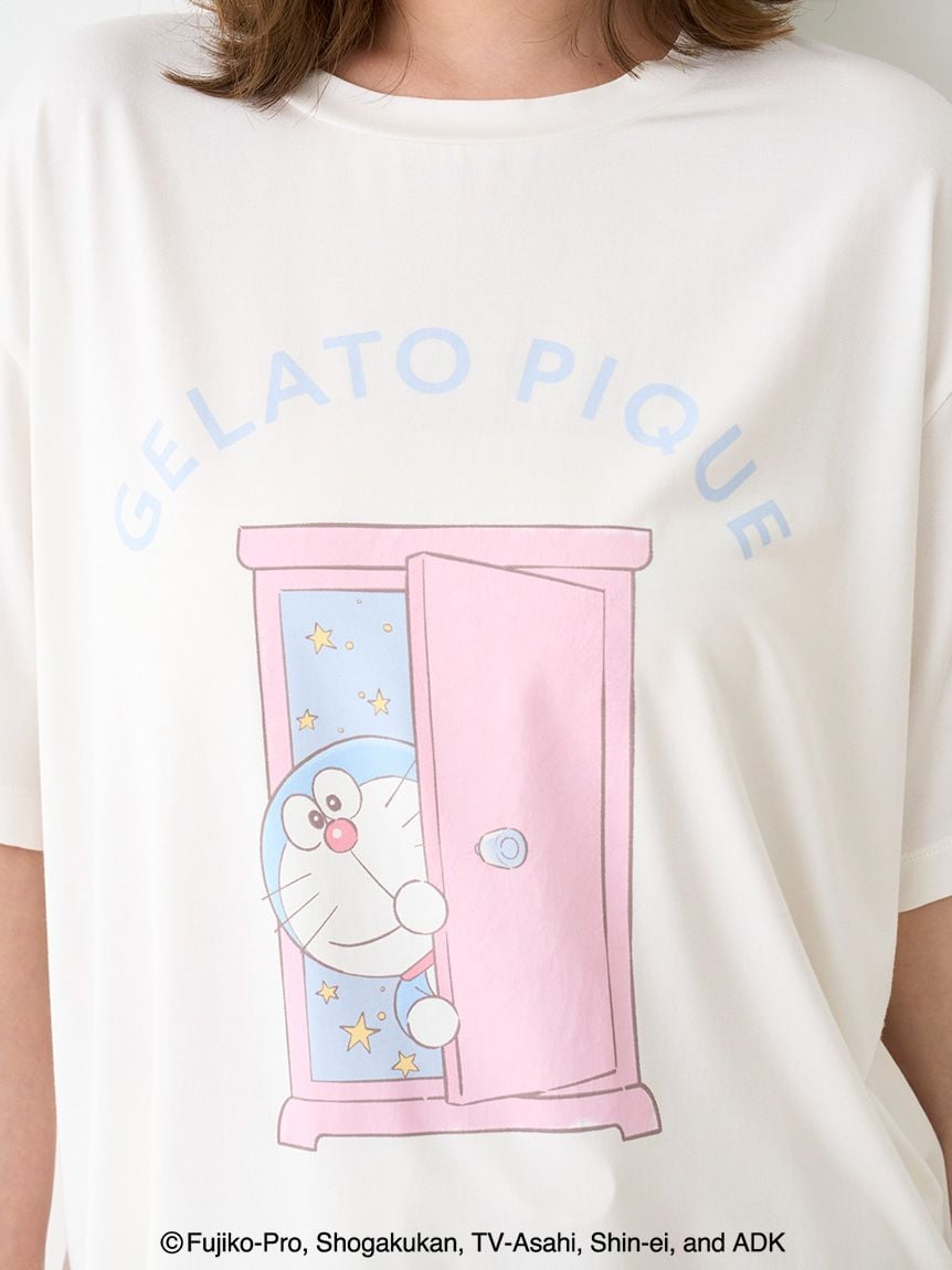 Doraemon Women’s Embroidered T-Shirt