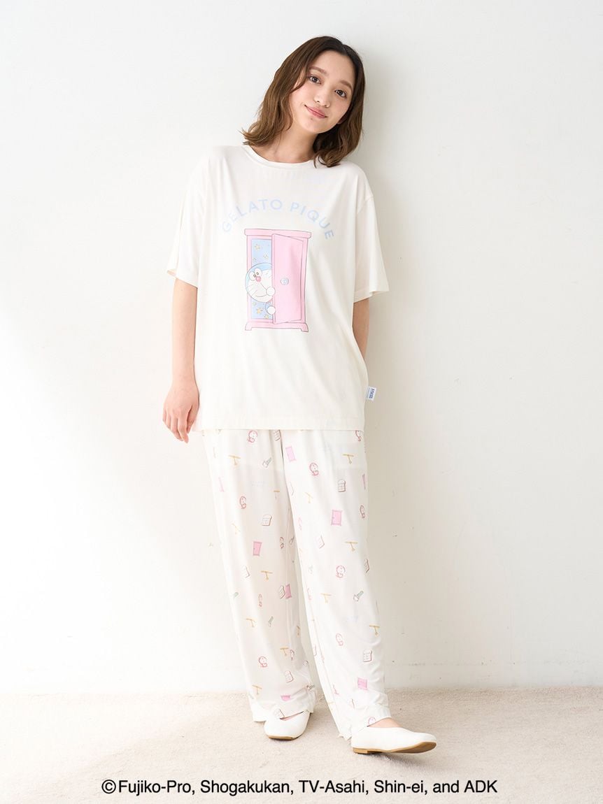 Doraemon Women’s Embroidered T-Shirt
