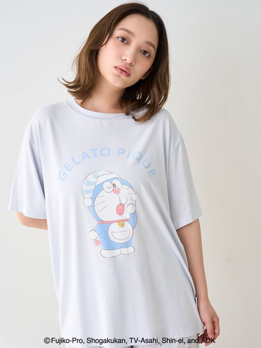 Doraemon Women’s Embroidered T-Shirt