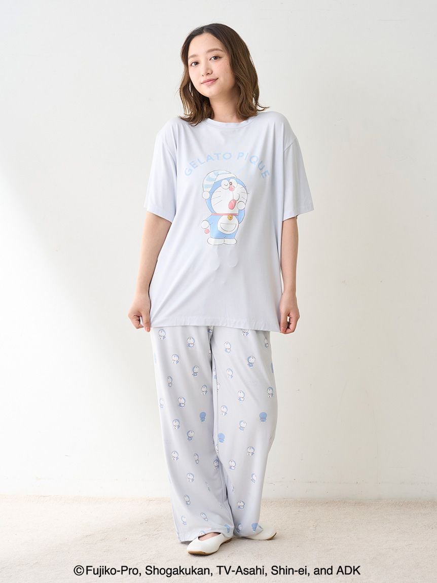 Doraemon Women’s Embroidered T-Shirt