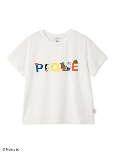 【Dick Bruna】[Cool to the Touch] One-Point T-Shirt gelato pique