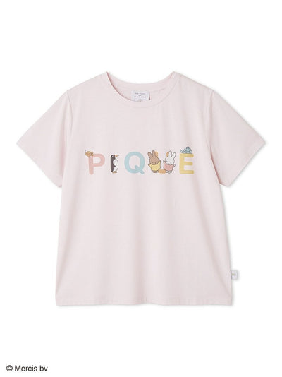 【Dick Bruna】[Cool to the Touch] One-Point T-Shirt gelato pique