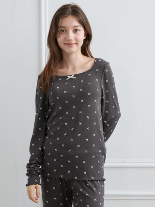 [HALLOWEEN] Ribbed Ribbon Pullover