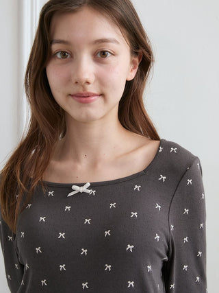 [HALLOWEEN] Ribbed Ribbon Pullover