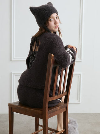 [HALLOWEEN] Ribbed Ribbon Cup-in Camisole