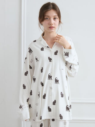 [HALLOWEEN] CAT Allover Print Shirt