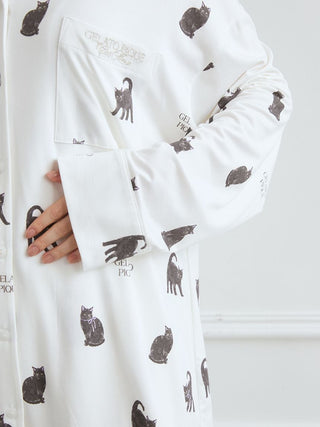 [HALLOWEEN] CAT Allover Print Shirt