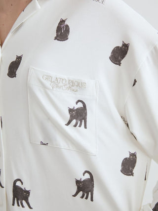 [HALLOWEEN] CAT Allover Print Shirt