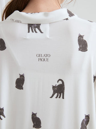 [HALLOWEEN] CAT Allover Print Shirt