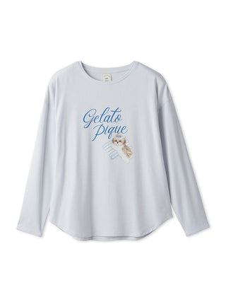 Shih Tzu One Point Long Sleeve T-shirt