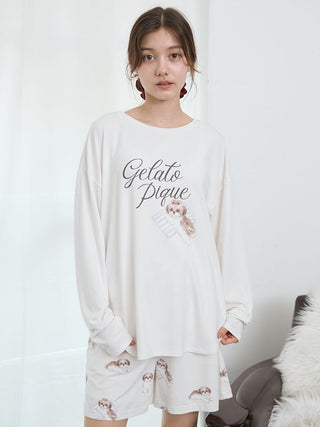Shih Tzu One Point Long Sleeve T-shirt