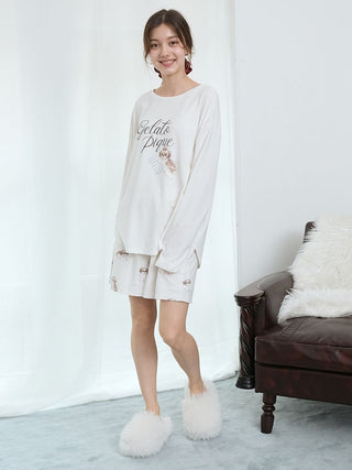Shih Tzu One Point Long Sleeve T-shirt