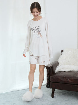 Shih Tzu One Point Long Sleeve T-shirt