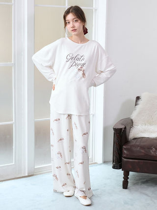 Shih Tzu One Point Long Sleeve T-shirt