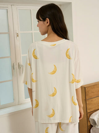 Autumn Cloud Motif T-shirt