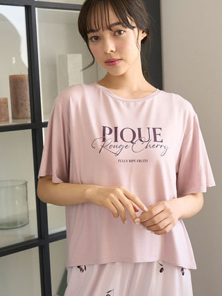 Cool Rayon Logo Cherry T-shirt