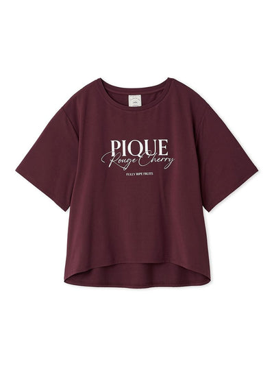 Cool Rayon Logo Cherry T-shirt gelato pique