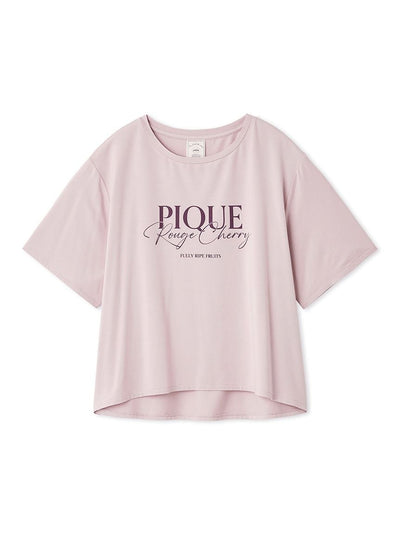 Cool Rayon Logo Cherry T-shirt gelato pique