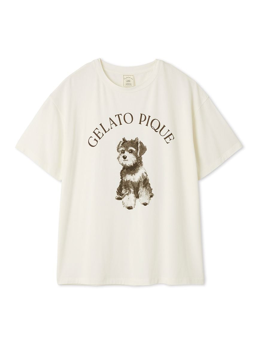 Summer Schnauzer One Point T-shirt
