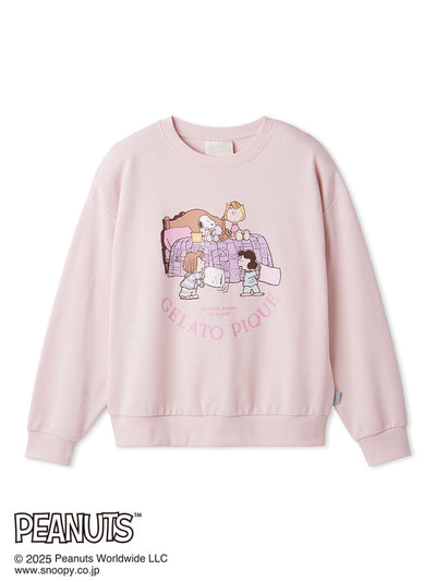 [PEANUTS] Original Art One-Point Fleece Pullover gelato pique