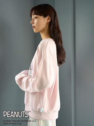 [PEANUTS] Original Art One-Point Fleece Pullover