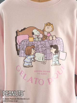 [PEANUTS] Original Art One-Point Fleece Pullover