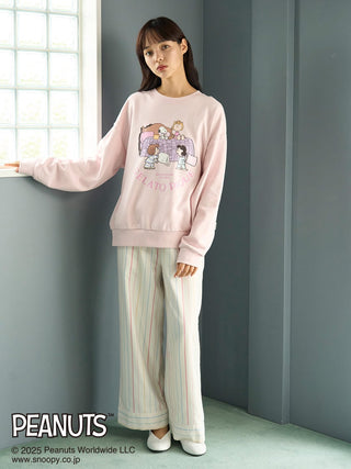 [PEANUTS] Original Art One-Point Fleece Pullover