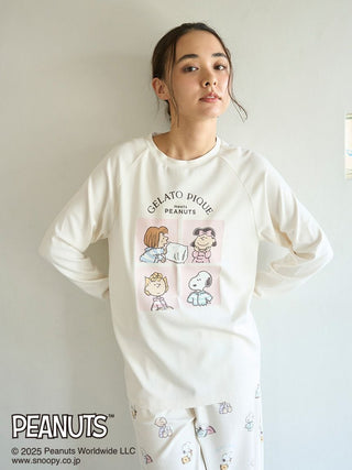 [PEANUTS] Original Art One-Point Long T-Shirt