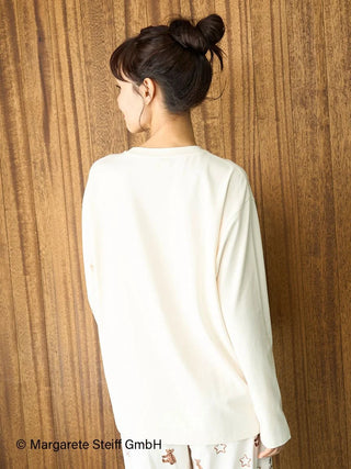 [Steiff] One-point Long-sleeved T-shirt