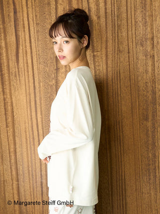 [Steiff] One-point Long-sleeved T-shirt