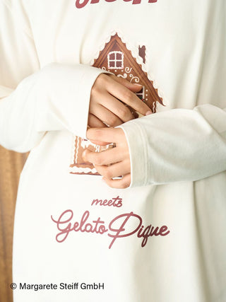 [Steiff] One-point Long-sleeved T-shirt