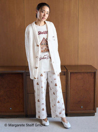 [Steiff] One-point Long-sleeved T-shirt