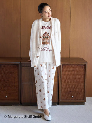 [Steiff] One-point Long-sleeved T-shirt