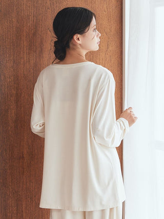 Rayon One Point Logo Shirt