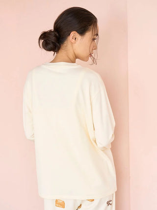 Donut One-point Long-sleeved T-shirt