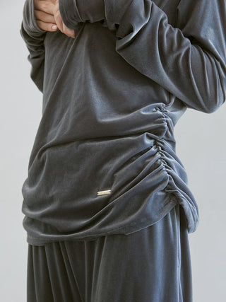 Velour Long-sleeved T-shirt