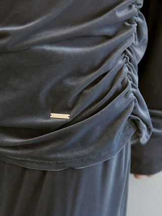 Velour Long-sleeved T-shirt