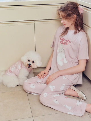 Roll Over Dog Printed T-shirt