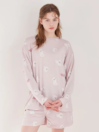 Roll Over Dog Long-sleeved T-shirt