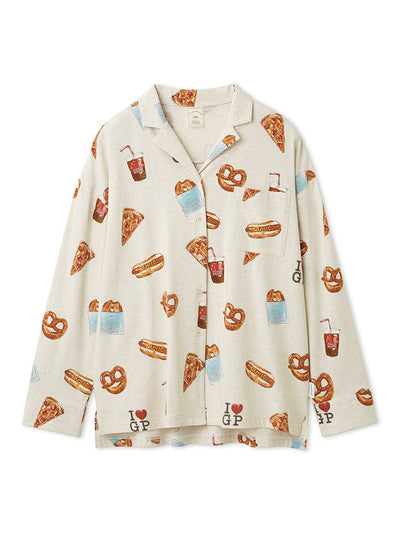 NY Food Printed Shirt gelato pique