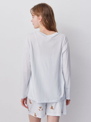 Antibacterial and Deodorizing Bathrobe Bear Long-sleeved T-shirt