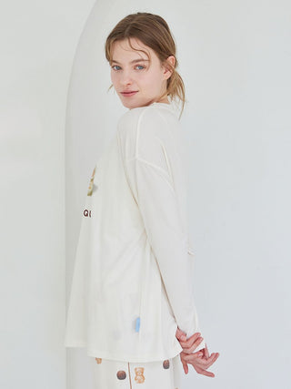 [Valentine] One-point Rayon Cut-and-sewn Pullover