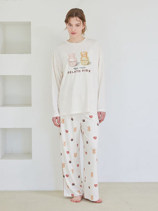 [Valentine] One-point Rayon Cut-and-sewn Pullover