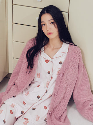 [Valentine] All-over Rayon Cut-and-sewn Shirt