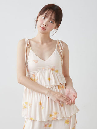 Plumeria Cool Rayon Camisole With Built-in Bra