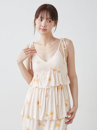 Plumeria Cool Rayon Camisole With Built-in Bra