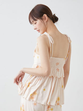 Plumeria Cool Rayon Camisole With Built-in Bra