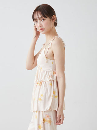 Plumeria Cool Rayon Camisole With Built-in Bra