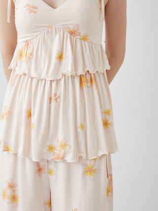 Plumeria Cool Rayon Camisole With Built-in Bra