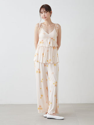 Plumeria Cool Rayon Camisole With Built-in Bra